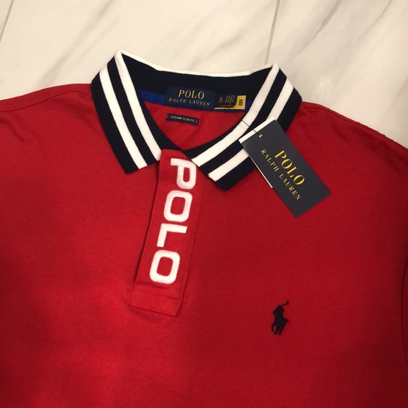NWT Men’s Polo Ralph Lauren Custom Slim Fit Polo - Picture 2 of 5
